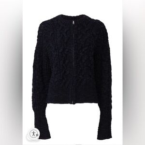 3.1 Phillip Lim Chunky Knit Zip Up Cardigan. Size S